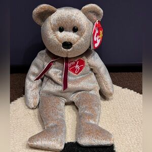 Ty Beanie Baby Bear - 1999 Signature Bear